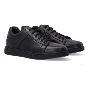Pantofi sport din piele naturala - Negru