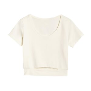 Tricou dama alb - bumbac - Alb