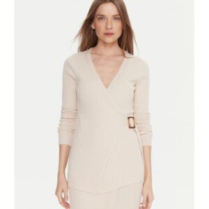 Cardigan dama - poliamida - ecru