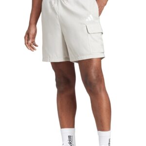 Pantaloni scurti barbati -  Essentials - JD1828 - albi - poliester