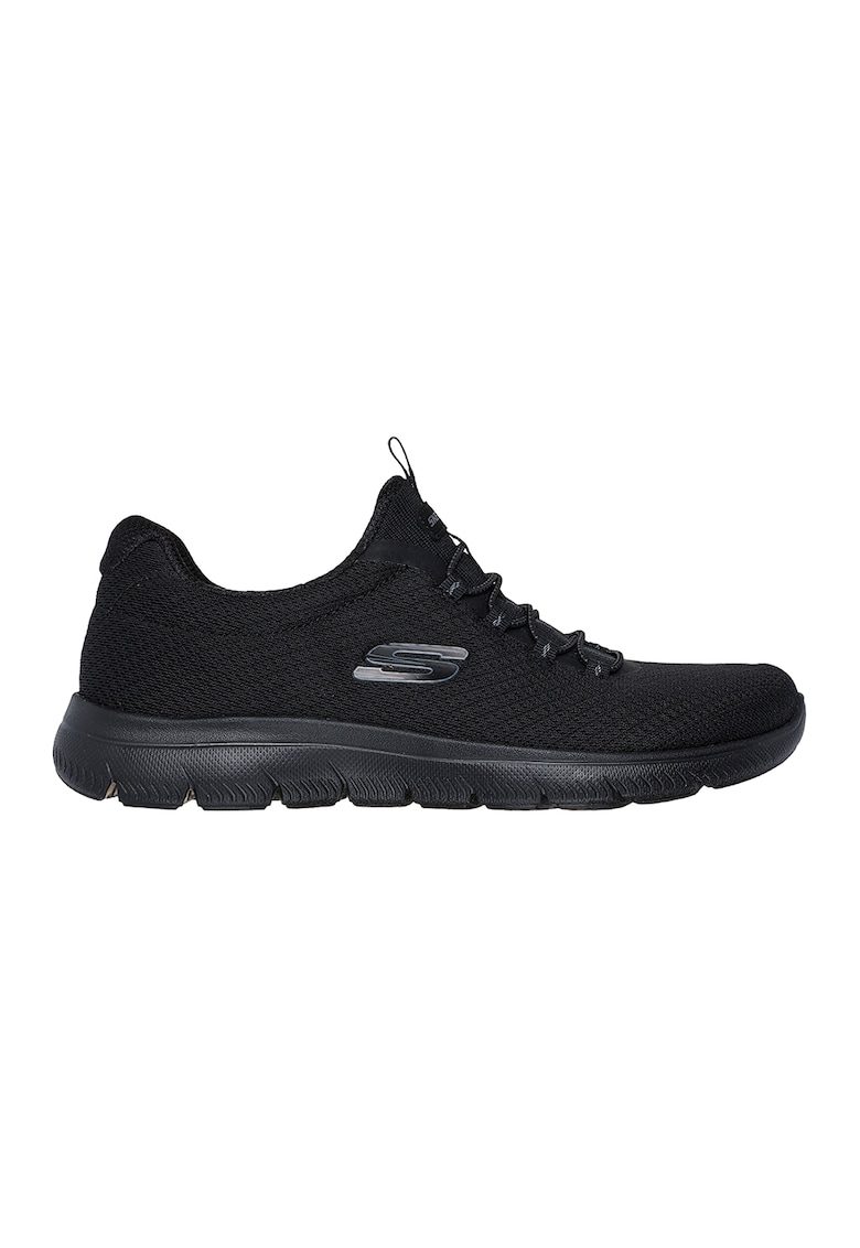 Pantofi sport slip-on din material textil - Negru