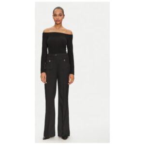 Pantaloni dama - 305253309 - Poliester/Viscoza - Negru - Negru