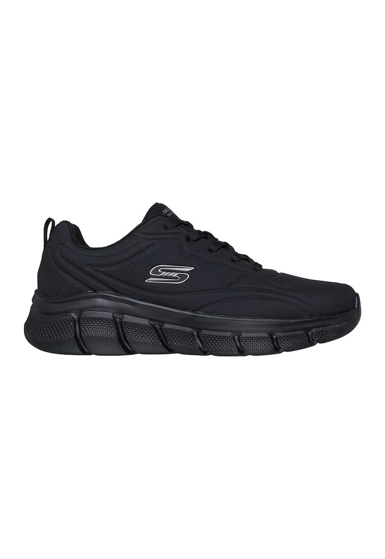 Pantofi sport Bobs Flex de piele ecologica - Negru