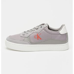 Pantofi sport low-cut de piele - Gri