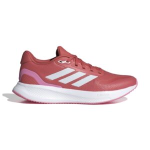 Pantofi Runfalcon 5 de plasa cu garnituri din material sintetice pentru alergare - Roz pastel/Rosu stins/Alb optic