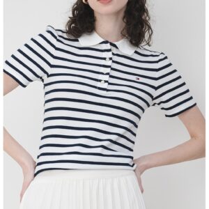 Tricou polo cu croiala slim-fit si logo - Negru
