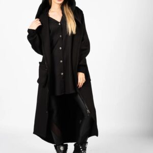 Palton unisex cu gluga -