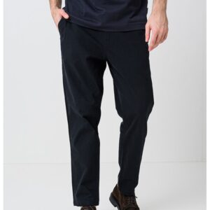 Pantaloni chino regular fit cu buzunare oblice - Negru