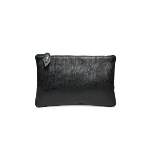 Portfard piele - St. Moritz - negru - 23 x 3 x 23 cm