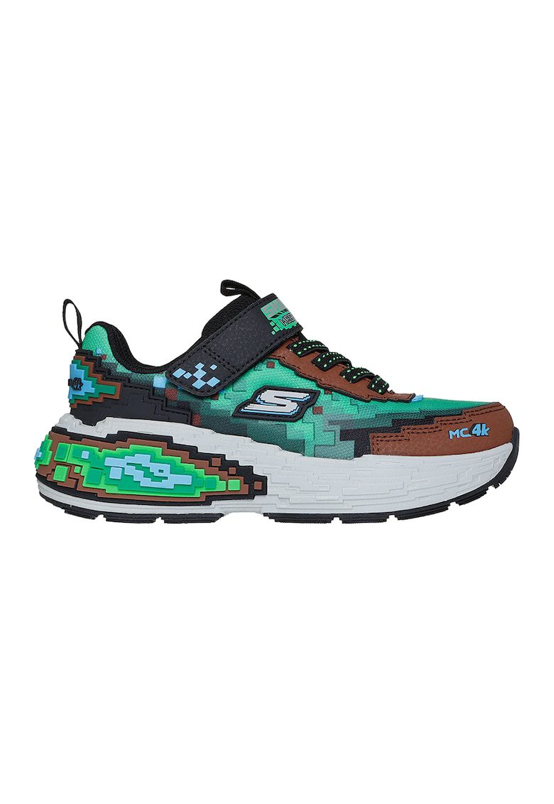 Pantofi sport Mega Craft cu velcro - Maro/Verde deschis