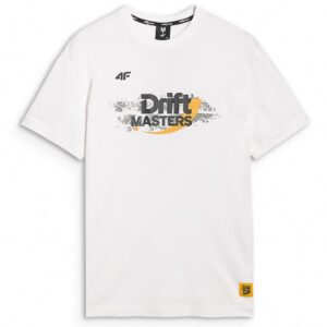 Tricou Unisex Drift Masters  Bumbac Drift - Alb