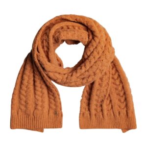 Esarfa din tricot - Acril - Maro - 194 x 38 -5 cm