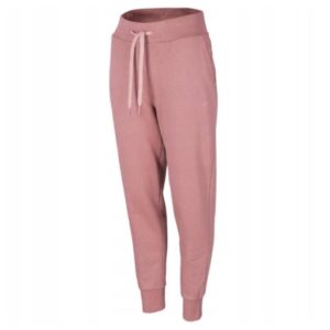 Pantaloni sport dama - H4Z22 SPDD351 56S - Bumbac/Poliester - Roz deschis - Roz