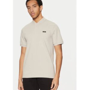 Tricou barbati - bej - 96% bumbac organic - 4% elastan