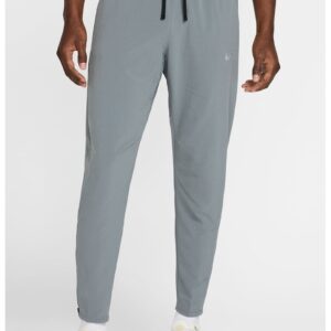 Pantaloni cu snur in talie si tehnologie Dri-fit - pentru alergare - Gri cenusiu