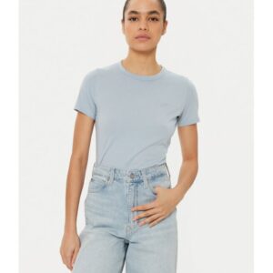 Tricou dama -  Bumbac - Albastru
