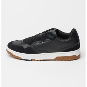 Pantofi sport din piele cu garnituri din piele intoarsa Better Mix - Negru/Alb optic/Caramel