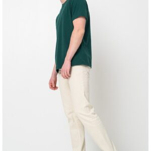 Tricou regular-fit cu decolteu la baza gatului Essential - Verde englez