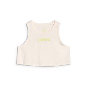 Top scurt  imprimeu - alb - 100% bumbac - pentru fete