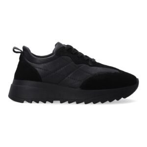 Pantofi sport din piele si piele intoarsa