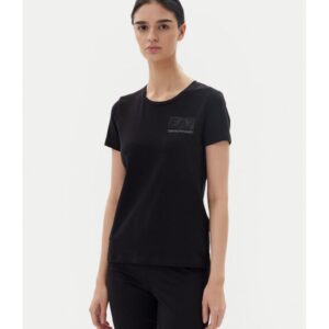 Tricou dama  Emporio Armani - 7W000492 AF10373 - Bumbac - Negru - Negru