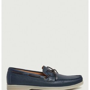 Pantofi loafer din piele naturala  Albastru marin