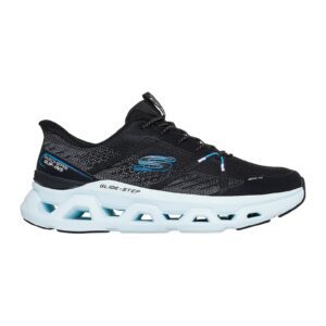 Pantofi sport slip-ins din material textil Glide-Step Altus - Aphtur - Negru/Albastru royal