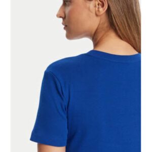 Tricou Dama - Albastru - 100% bumbac -