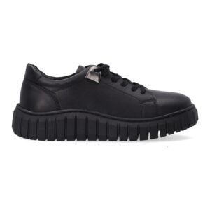 Adidasi sport de dama din piele cu platforma