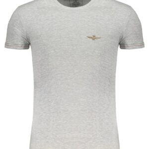 Tricou barbati -  95% bumbac - 5% elastan - Gri - SCOTI003J508