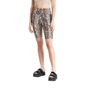 Pantaloni scurti sport  model animal - multicolor - bumbac-elastan - pentru femei - set de antrenament -