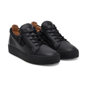 Tenisi barbatesti -  305490124 - piele naturala - negru