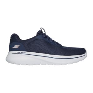 Pantofi sport Go Walk Arch Fit N-Joy - Cull de plasa - Alb optic/Bleumarin