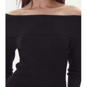Pulover Dama -  Negru - 63% viscoza - 37% poliamida - OS