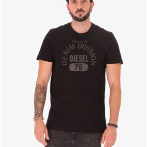 Tricou cu imprimeu logo - Negru