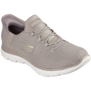 Pantofi slip-ins de plasa - Gri