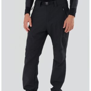 Pantaloni regular fit - pentru trekking - Negru