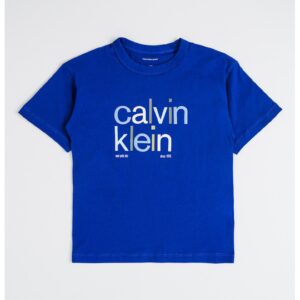 Tricou cu logo - Albastru inchis/Kaki
