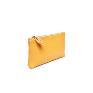 Portfard piele -  St. Ives - galben - 20 x 3 x 12 cm