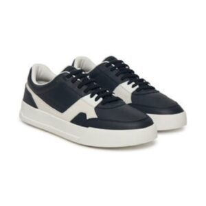 Tenisi barbatesti -  305552648 - piele naturala - bleumarin/alb