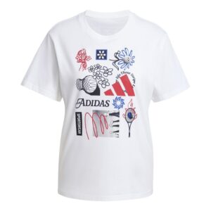 Tricou  W C Photo Tee 2 JN9097 Femei Alb - Alb