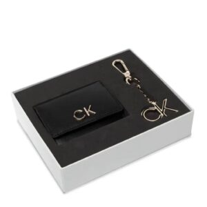 Set portofel si breloc -  Trifold Xxs + Keyfob K60K608906 - 9.5 x 7.5 x 2 / 4.5 x 12 cm