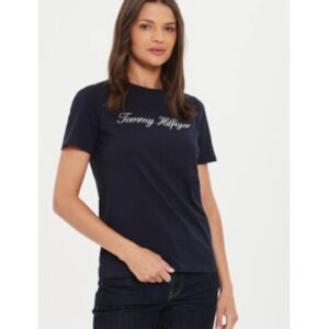 Tricou dama -  Bleumarin - 100% bumbac organic -