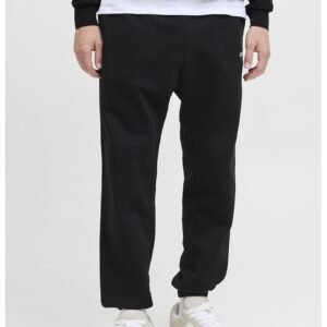 Pantaloni de trening cu talie ajustabila - Negru/Alb optic