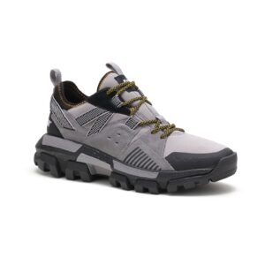 Pantofi sport cu garnituri de piele intoarsa - Violet prafuit