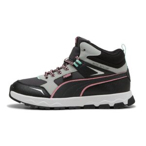 Pantofi sport mid-high cu finisaj rezistent la apa Evolve - Negru/Gri deschis