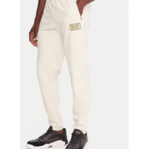 Pantaloni barbati -  Emporio Armani - bej - poliester - elastan -