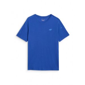 Tricou barbati  albastru - lana merinos - uscare rapida