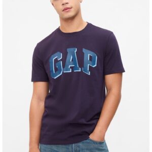 Tricou de bumbac cu imprimeu logo - Violet