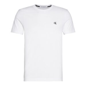 Tricou din bumbac organic cu logo 4 - Alb